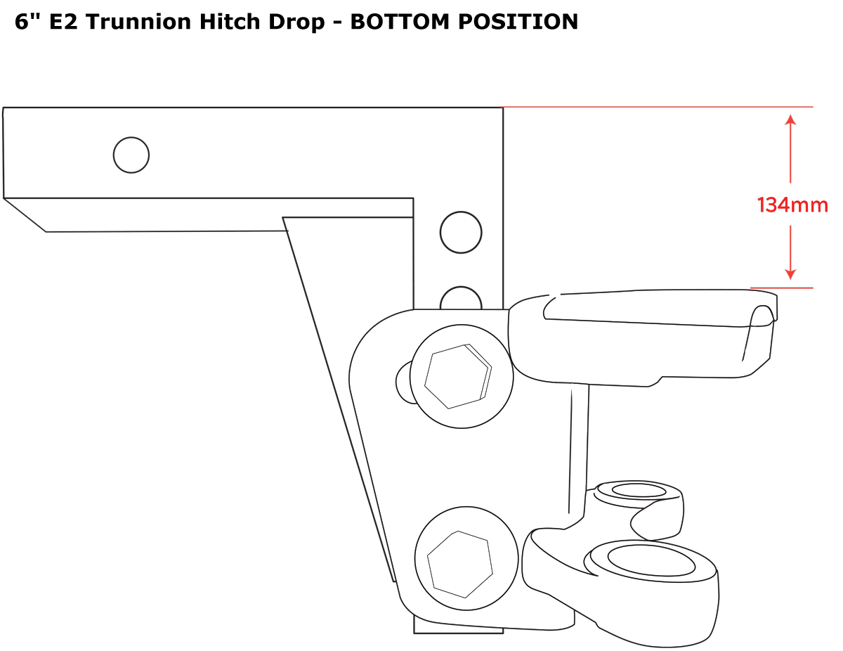 6in e2 trunnion drop