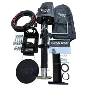 Black Jack Trailer Jack 1001 Kit with Wiring Harness