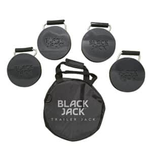 Black Jack Foot Pad Stabilizer Kit With Carry Bag